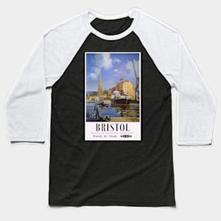 Vintage British Railways poster Bristol Baseball T-Shirt